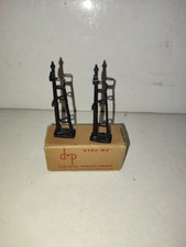 RARE DECOR TRAIN HO METAL LOT 2 SIGNALISATION VINTAGE 1960 BOITE BEL ETAT