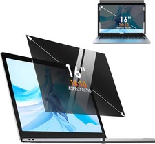 16 Inch Laptop Privacy Screen, Removable 16:10 Aspect Filter Screen Protector