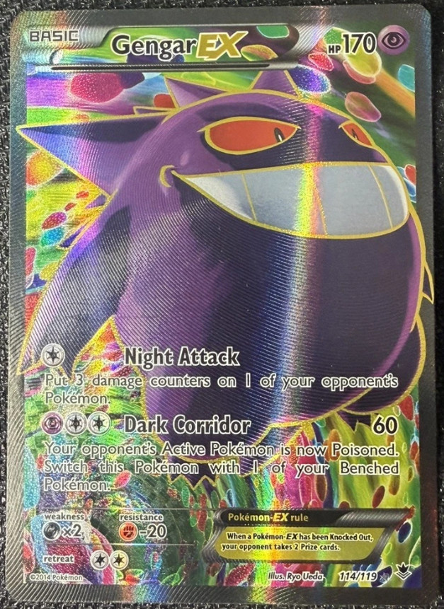 【Proxy】Gengar EX 114/119 Phantom Forces 2014 Full-Art Holo LP
