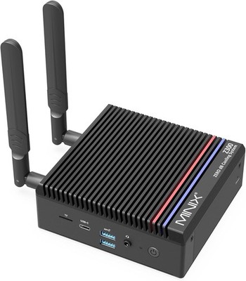 Fanless Mini PC MINIX Intel N300 16GB 512GB 4K Dual Display