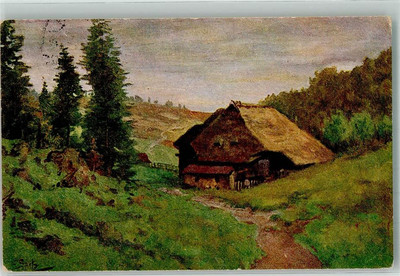 39984807 - signed Spitz a typical house Black Forest house 1919