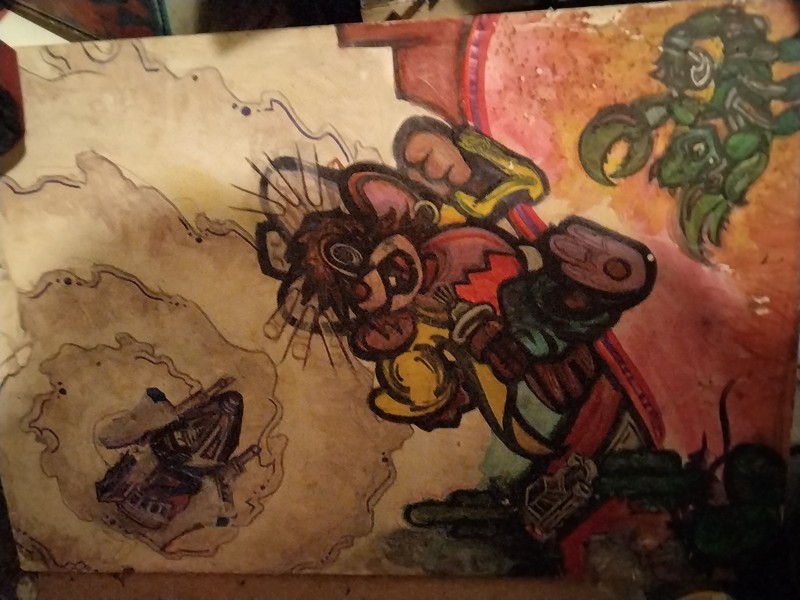 Mouse Gos To Outer Space 