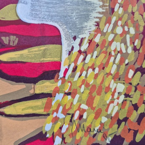 Oscar Cesar Mara - Serigrafia (p/a) firmada - Praxis (1995) - Picture 3 of 4