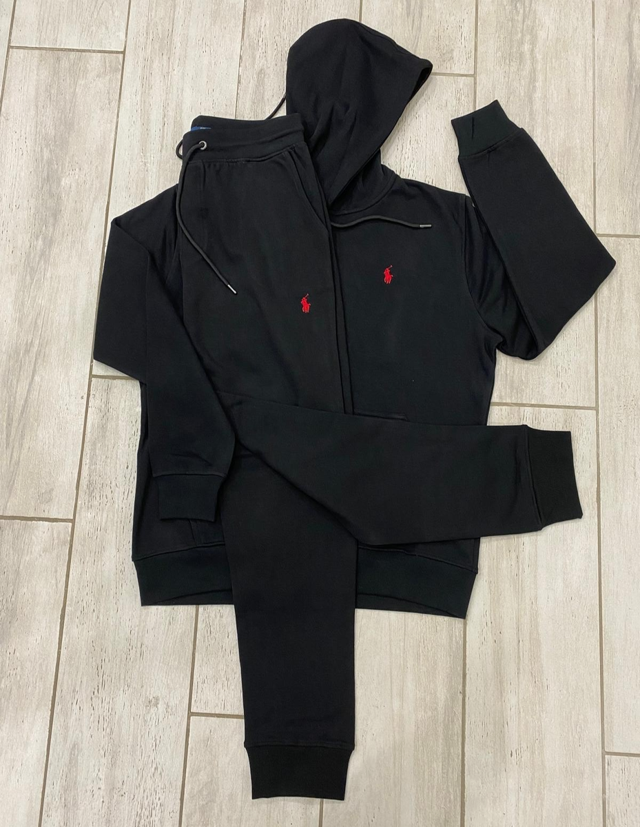 Polo Ralph Lauren Men's Full Tracksuit Set Hoodie & Jogger Pants