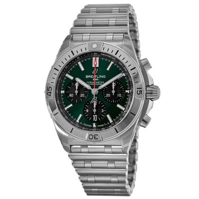New Breitling Chronomat B01 42 Chronograph Automatic Men's Watch AB0134101L2A1