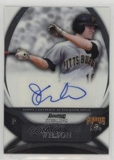 2010 Bowman Sterling Prospects Auto Justin Wilson #BSP-JW Auto 2u3