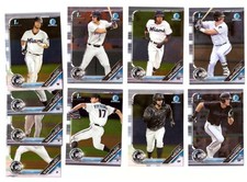 2019 Bowman Draft Chrome Team Set - MIAMI MARLINS w/ JJ Bleday