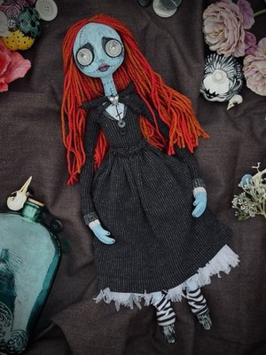 Sally Jack Skellington Goth Tim Burton The Nightmare Before Christmas Kunst Puppe
