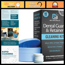 Denture & Retainer Cleaning Kit - 92 Tablets,...