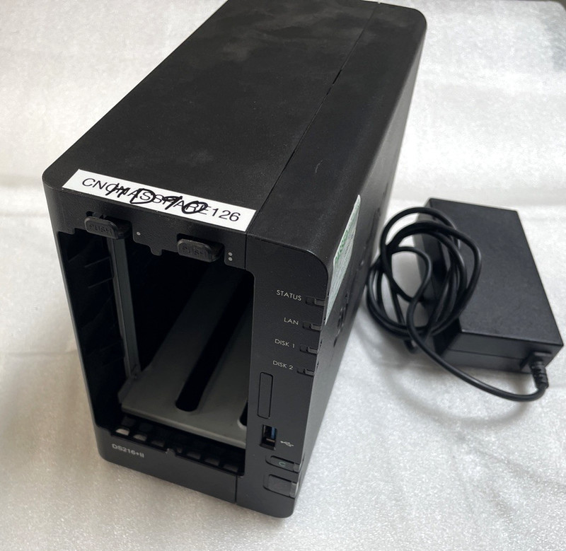Synology DS216+II 2-Bay 2x10TB NAS Storage Server with PSU without HDD & Bays