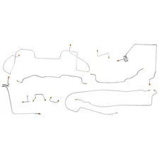 1989 Chevrolet GMC K1500 Std Cab Short bed Complete Brake Line Set Kit Stainless