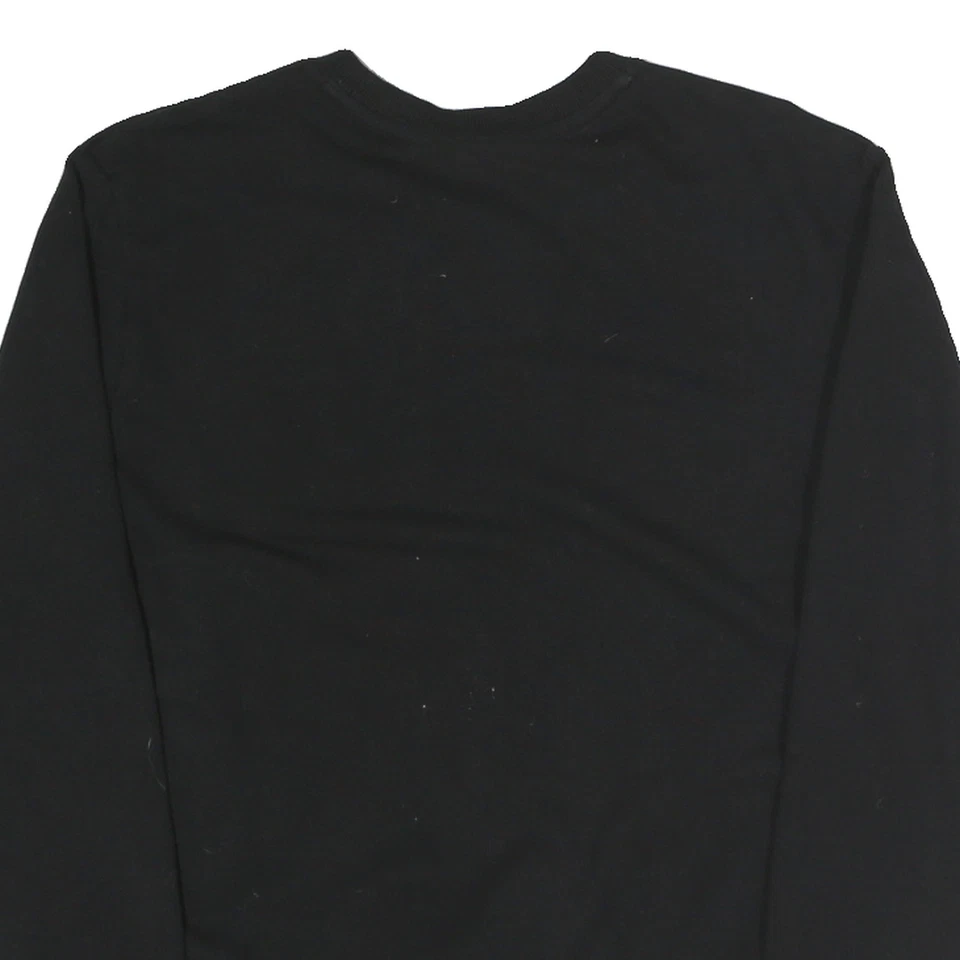 FILA Sweatshirt Noir À Col Rond Pour Homme En Coton Classique Décontracté - Photo 4/4