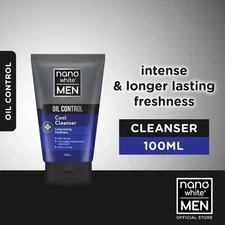 Nanowhite Men Oil Control Cool Cleanser 100ml