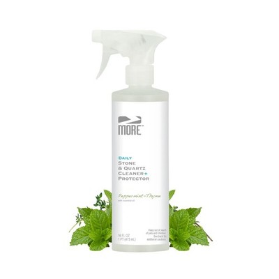 MORE Stone & Quartz Cleaner + Protector - Water-Based Surface Spray - Granite...