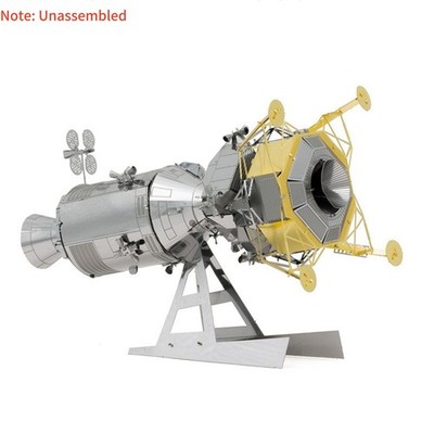 1/48 Scale Metal USA NASA Apollo CSM With Lunar Module Unassembled Model Kit