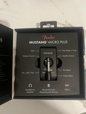 Fender Mustang Micro Plus Electric Guitar Headphone Amplifier