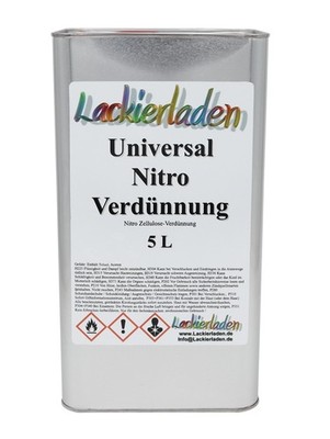 Nitro Waschverdünnung 5 L Nitroverdünnung im Metallgebinde Verdünnung 5L 5000ml