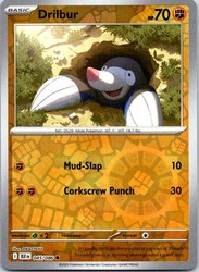 Drilbur 045/086 Reverse Holo Common SV: Black Bolt