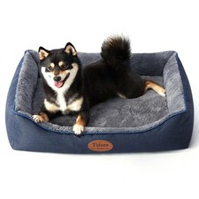 Orthopedic Dog Bed Medium Size Dog, Durable Egg Crate Foam Sofa Dog Bed with ...