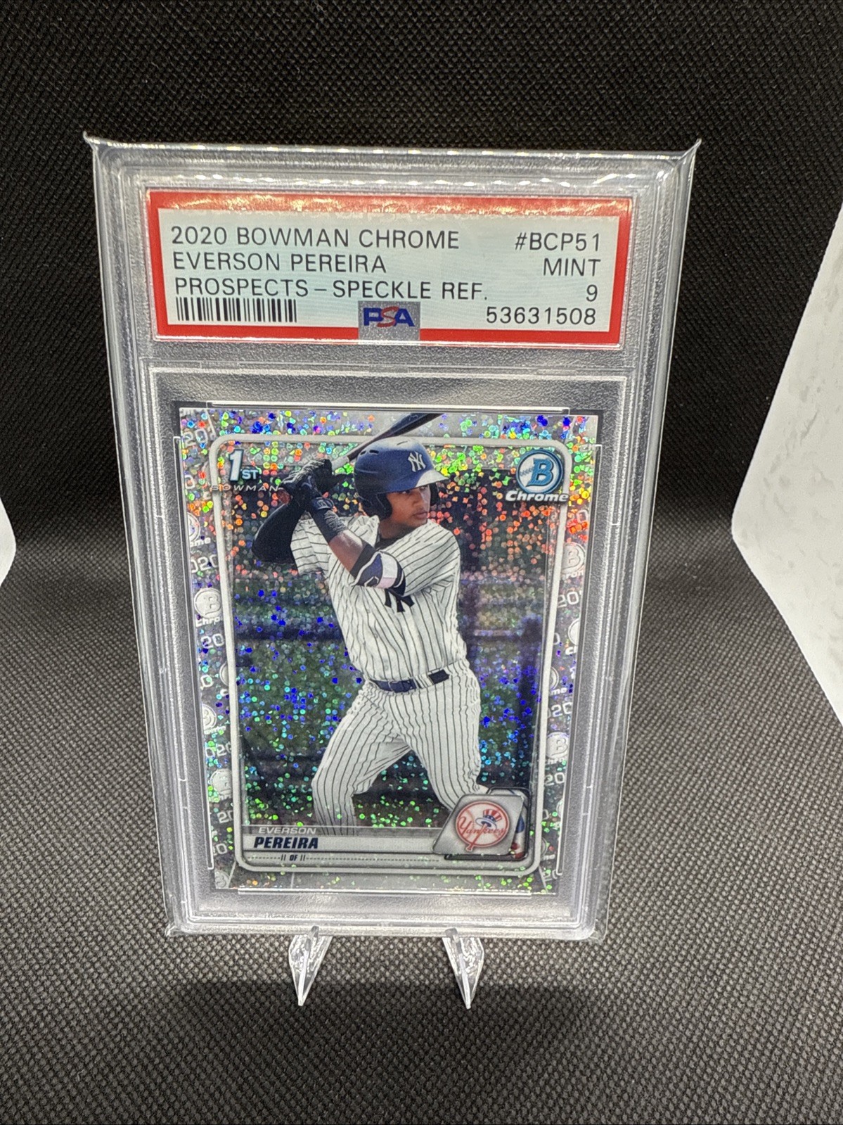 2020 Bowman - Chrome  Everson Pereira #BCP-51 Speckle Refractor /299 (RC)