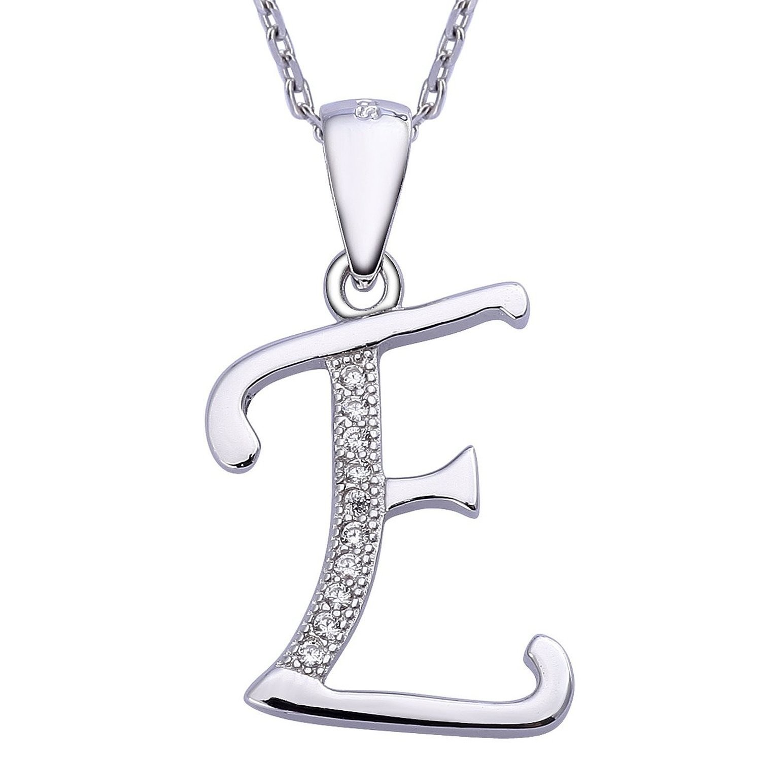 Collier pendentif lettre initial à composer soi-même pour un cadeau unique