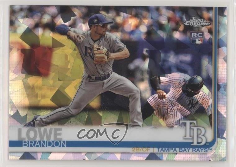 2019 Topps Chrome Sapphire Edition Brandon Lowe #114 Rookie RC 3p9