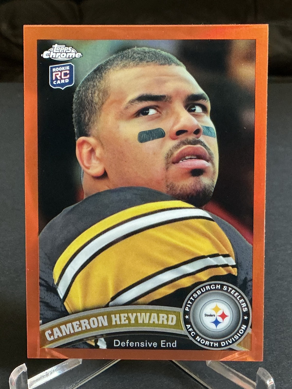 Cameron Heyward Topps Chrome #117 Orange Refractor