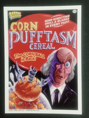 2012 Wax Eye Cereal Killers Series 1 Card Corn Pufftasm #43