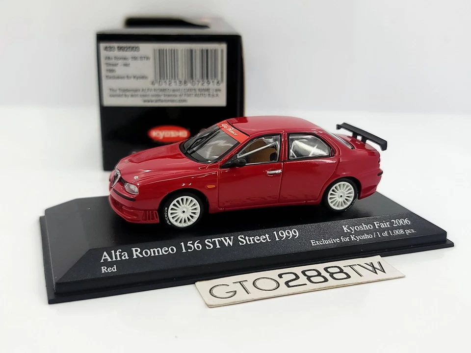Minichamps 1:43 scale Alfa Romeo 156 STW Street 1999 Kyosho Fair 2006 433992003 - Image 4 of 4