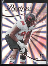 2023 Panini Prestige Xtra Points Sunburst Brodric Martin Lions #309