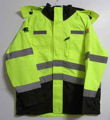 Men's OccuNomix 2 in 1 LUX-RSDJKT Type R Class 3 Black Bottom Barka Jacket LRG