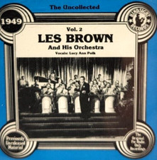 Les Brown and His Orchestra The Uncollected Vol. 2 Cassette Tape 1978 F1 