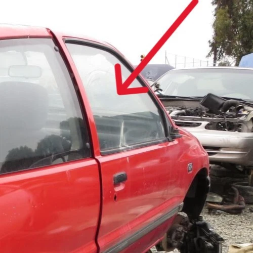 Daihatsu Charade 2 Door : 1988, 1989, 1990, 1991, 1992, Right Front Door Glass - Image 4 of 4