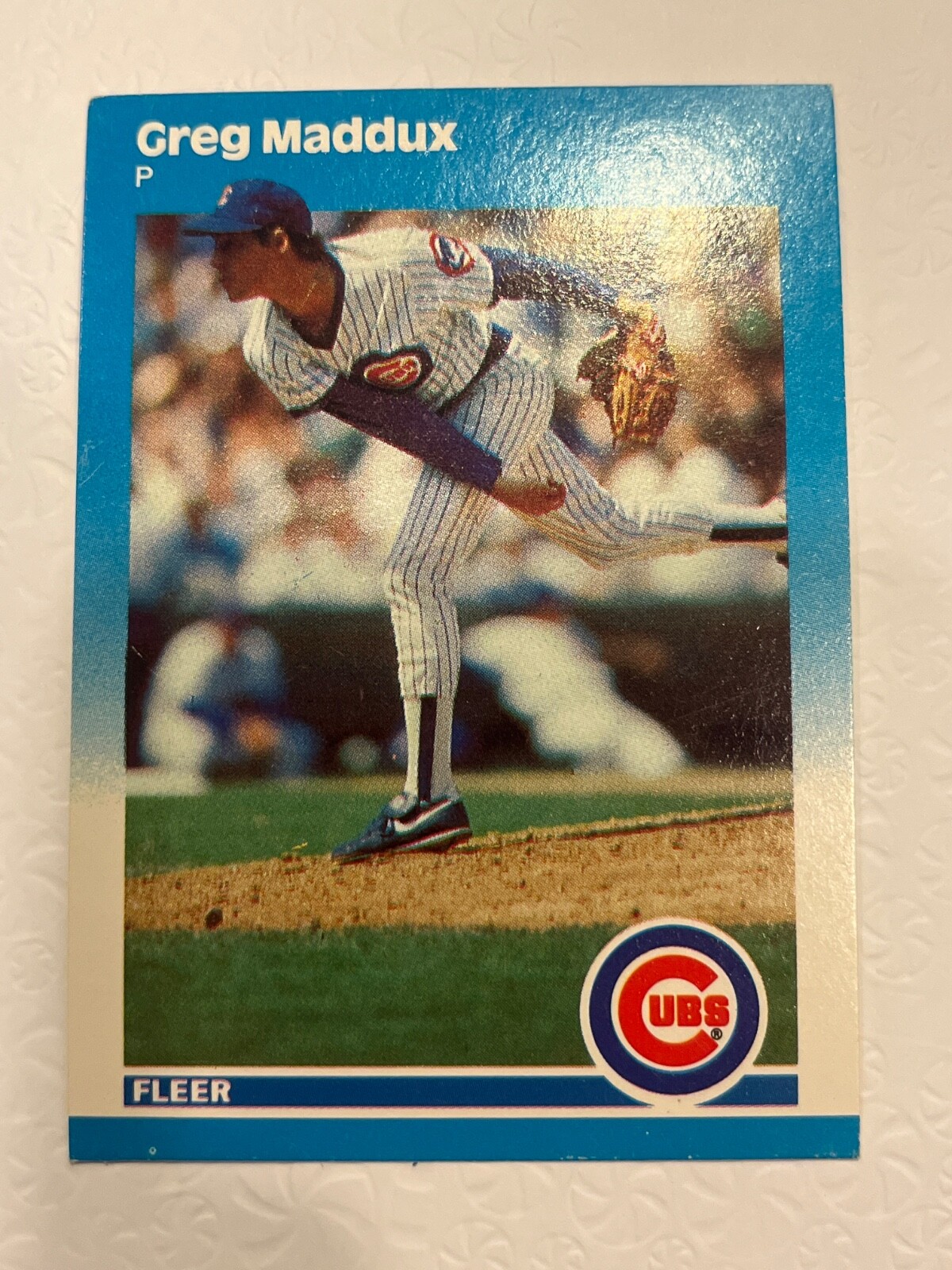 GREG MADDUX CUBS HOF 1987 FLEER UPDATE ROOKIE RC CARD #U-68