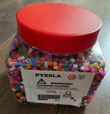 IKEA PYSSLA Beads Mixed Colours Assorted Tub Bulk