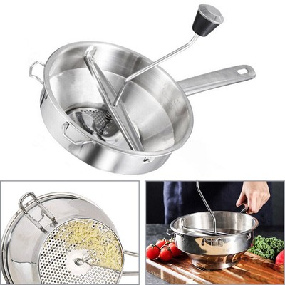 Kartoffel Masher Food Mühle Edelstahlmixer Kartoffel -Handbuch Kartoffelpresster