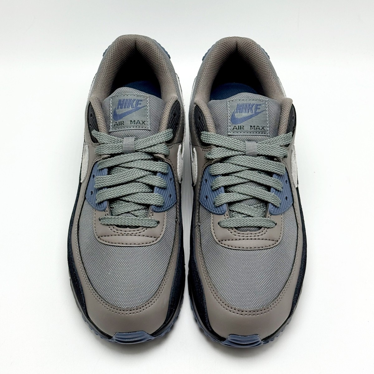 NEW* MEN Nike Air Max 90 Smoke Grey/Diffused Blue (IB6392 