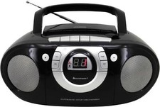 Soundmaster SCD5100 Schwarz, Radiorecorder, CD, Cassette, UKW, NEU & OVP