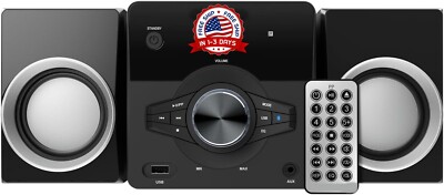 Sistema de estante para CD de carga superior con radio estéreo FM digital PLL US
