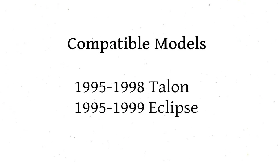 Fits 95-99 Mitsubishi Eclipse Eagle Talon 2D Driver Side Left Door Window Glass - Imagem 3 de 4