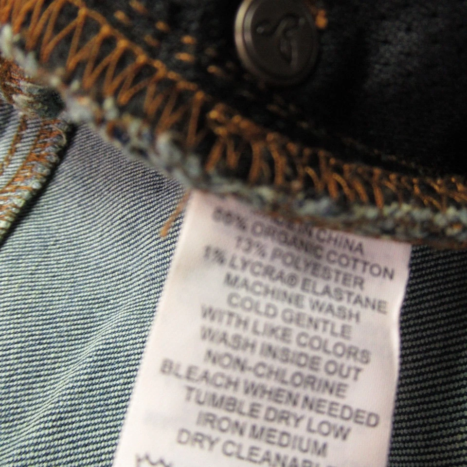 Prana Jeans Womens 16 Regular Denim Pockets Blue Casual Straight Leg - Image 4 of 4