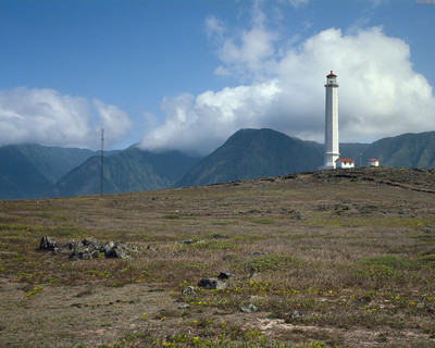 Moloka'i Light Station lighthouse Molokai Island Hawaii Photo Print
