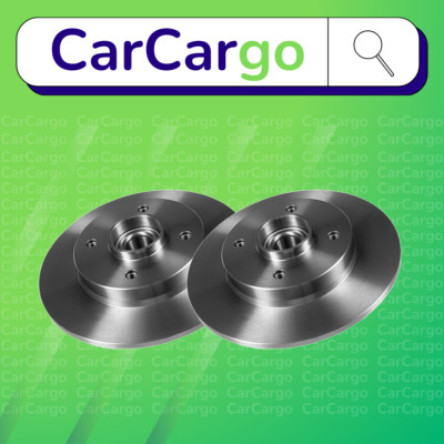 Solid Rear Brake Discs Citroën C4 Cactus 1.2 THP 110 2014-2024 249 mm