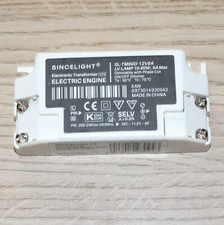 SINCELIGHT Electric Transformer 12V SL-TM60D-12V5A , LV-LAMP 10-60W 5A Max