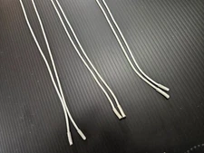 Vintage Cabbage Patch Kid (CPK) 17 inch White replacement shoe Laces (3 Pairs)