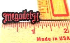 Megadeth pin vintage collectible old rock band music memorabilia pinback