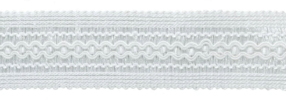 0200SG-PY-A1-BTY, Craft-Braid-Trim, Blanco Puro [Vendido por La Yardas ] - Imagen 1 de 1