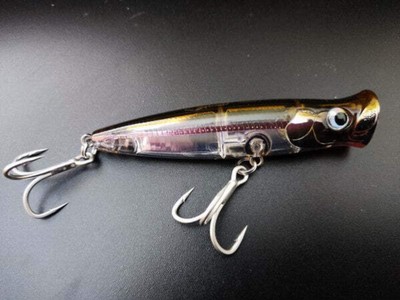 Fishus Lures UBUNTU Surface Popper Bass Fishing Lures 9.5cm 16g