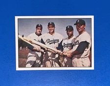 1979 TCMA Dodger Power #43 Duke Snider/Roy Campanella/Gil Hodges/Carl Furillo
