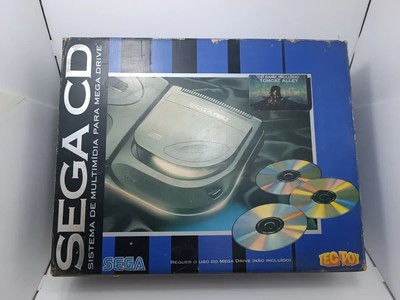 TEC-TOY BRASIL MEGA Sega CD Video Game System Console COMPLETE IN BOX VERY RARE